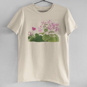 Japanese Pink Begonia Flowers Tee